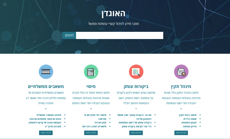 מאגר הידע של האוגדן
שער ראשי